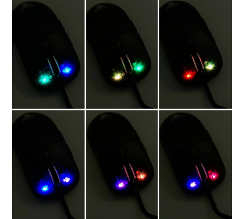Мишка Games дротова Jedel GM694 7D RGB-підсвічуванням (DPI:1200-12400)