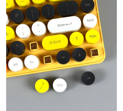 Клавіатура бездротова + 4D мишка Jedel WS682 Colorful BT+2.4G (з Eng розкладкою)