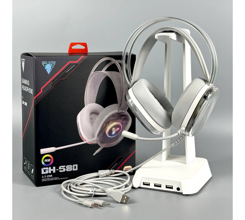 Навушники комп'ютерні дротові Jedel GH-580 Gaming з мікрофоном (3.5mm*2+USB) (1.8m)