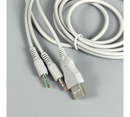 Навушники комп'ютерні дротові Jedel GH-580 Gaming з мікрофоном (3.5mm*2+USB) (1.8m)