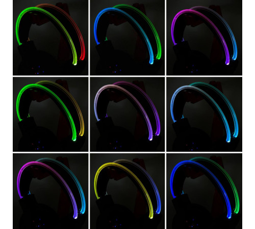 Навушники комп'ютерні дротові Jedel GH-563 Gaming RGB з мікрофоном (3.5mm+USB) (2.1m)