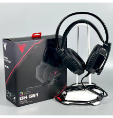 Навушники комп'ютерні дротові Jedel GH-561 Gaming RGB з мікрофоном (3.5mm*2+USB) (2m)