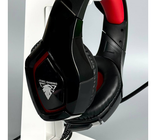 Навушники комп'ютерні дротові Jedel GH-571 Gaming RGB з мікрофоном (3.5mm*2+USB) (1.8m)
