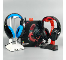 Навушники комп'ютерні дротові Jedel GH-571 Gaming RGB з мікрофоном (3.5mm*2+USB) (1.8m)