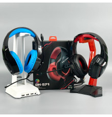 Навушники комп'ютерні дротові Jedel GH-571 Gaming RGB з мікрофоном (3.5mm*2+USB) (1.8m)