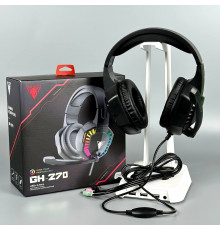 Навушники комп'ютерні дротові Jedel GH-270 Gaming RGB з мікрофоном (3.5mm+USB) (1.8m)
