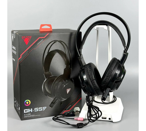 Навушники комп'ютерні дротові Jedel GH-559 Gaming RGB з мікрофоном (3.5mm*2+USB) (1.8m)