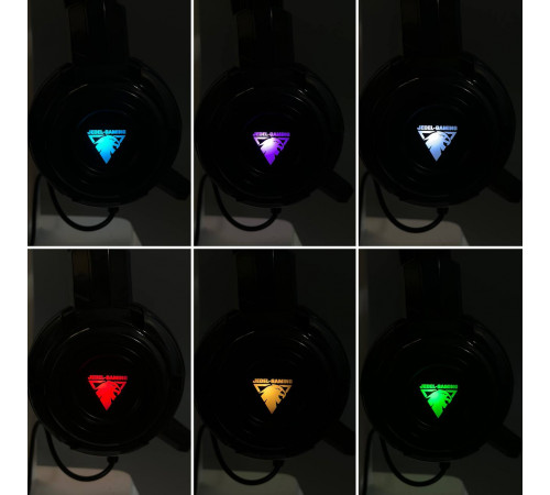 Навушники комп'ютерні дротові Jedel GH-559 Gaming RGB з мікрофоном (3.5mm*2+USB) (1.8m)