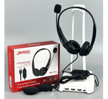 Навушники комп'ютерні дротові Jedel HS712 з мікрофоном (USB) (1.7m)