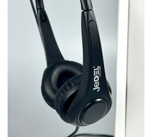 Навушники комп'ютерні дротові Jedel HS712 з мікрофоном (USB) (1.7m)