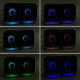 Колонка комп'ютерна Jedel S-561 з RGB підсвічуванням (USB+3.5mm) (21,5*11,5*13,0 см)