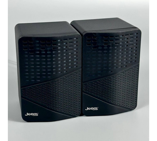 Колонка комп'ютерна Jedel S576 з RGB підсвічуванням (USB+3.5mm) (6,7*6,7*9,9 см)