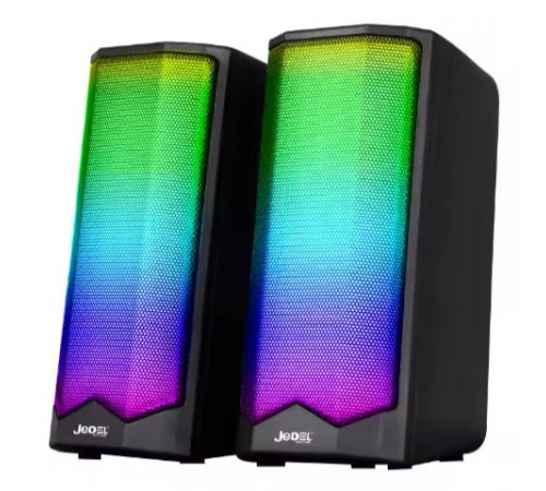Колонка комп'ютерна Jedel S558 RGB (Bluetooth+USB+3.5mm) (17,9*8,0*9,5 см)