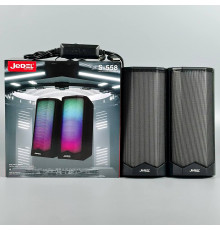 Колонка комп'ютерна Jedel S558 RGB (Bluetooth+USB+3.5mm) (17,9*8,0*9,5 см)