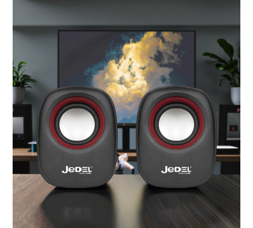 Колонка комп'ютерна Jedel M600 Mini (USB+3.5mm) (10,0*8,0*8,0 см)