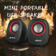 Колонка комп'ютерна Jedel M600 Mini (USB+3.5mm) (10,0*8,0*8,0 см)