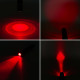 Ліхтар 706 Red light (XPE, 2 акумулятори ААА, 1 режим, Zoom, затискач)