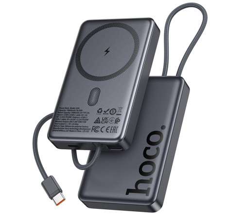 УМБ Power Bank Hoco Q44 Origen dual 10000mAh PD20W з бездротовою зарядкою (with cable Type-C)