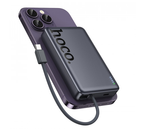 УМБ Power Bank Hoco Q44 Origen dual 10000mAh PD20W з бездротовою зарядкою (with cable Type-C)