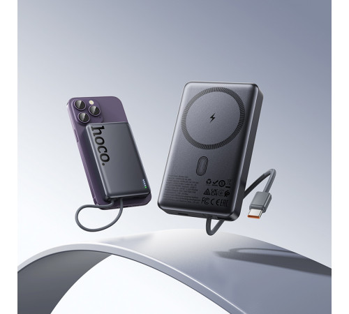 УМБ Power Bank Hoco Q44 Origen dual 10000mAh PD20W з бездротовою зарядкою (with cable Type-C)