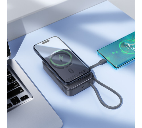 УМБ Power Bank Hoco Q44A Origen dual 20000mAh PD45W (with cable Type-C) з бездротовою зарядкою