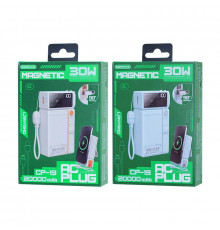 УМБ Power Bank Remax CP-19 Lanyard Fortable 20000mAh 30W+22.5W з бездротовою зарядкою (US plug)