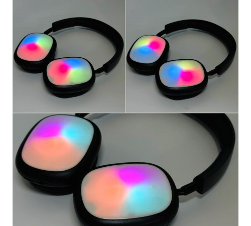 Навушники B25 Bluetooth з RGB підсвічуванням