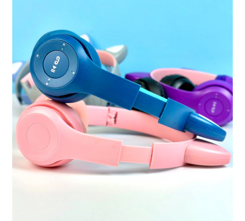 Навушники Bluetooth Cat Ear P47M c RGB Light підсвічуванням