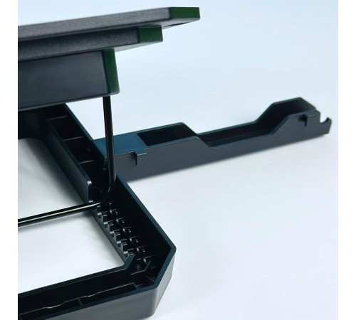 Підставка-охолоджувач для ноутбука N22 з тримачем для телефону 12-17inch (2 Fan)