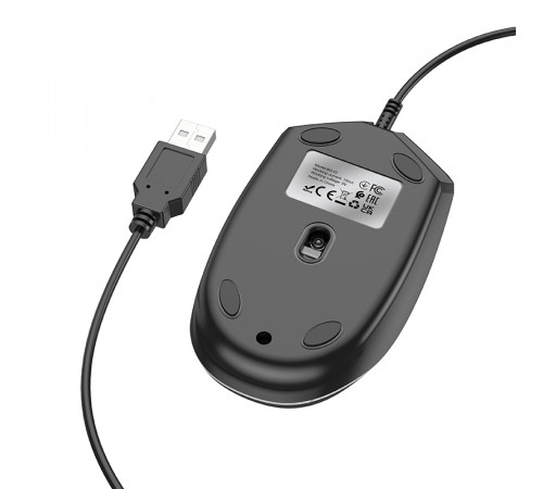 Мишка комп'ютерна дротова Borofone BG10 Soaring game luminous