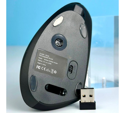 Мишка бездротова вертикальна JEQANG JW-585 2.4G