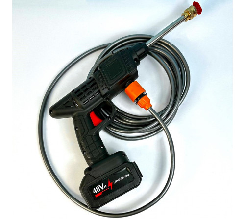 Водяний пістолет для миття машини у пластиковому кейсі з 2-ма акумуляторами