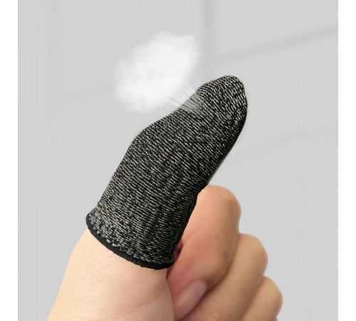 Мобільні ігрові напальчники Hoco GM4 Phantom з надпровідного волокна (срібне волокно)