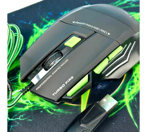 Мишка Games дротова X7S 7D + килимок