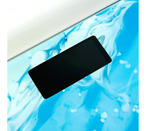 Електронні підлогові цифрові ваги (до 180кг) AT-26-3 з малюнком, датчиком температур, індикатором заряду