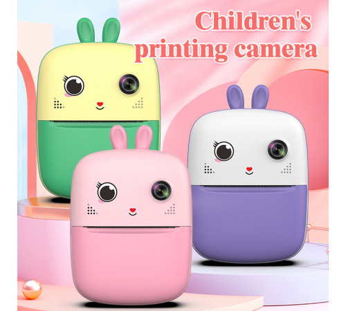 Дитяча фотокамера S6 з фронтальною камерою та функцією друку