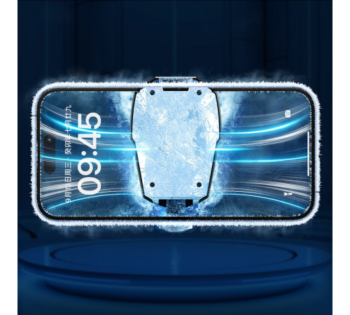 Охолоджувач затискач Remax RT-F8 Icyzun Series для телефону з дисплеєм температури