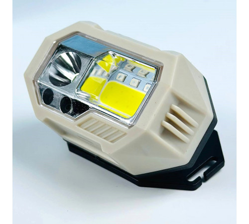 Ліхтар налобний SH-S9 Red Light (XPE+COB, 3SMD, Motion Sensor, Вбудований акумулятор, Type-C)