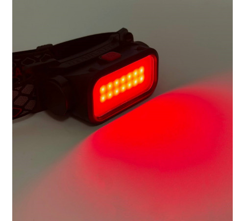 Ліхтар налобний BL 008 Red light (COB, вбудований акумулятор)