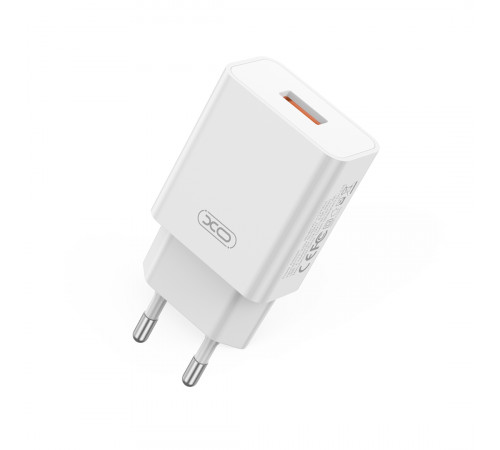 Мережевий зарядний пристрій XO L127 QC18W Lightning