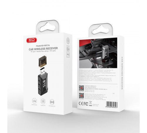 Ресивер (Бездротовий приймач) XO BCC16 Support FM + TF Card