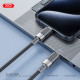 Data Cable XO NB-Q282B Brushed Silicone Type-C to Type-C 60W 1m