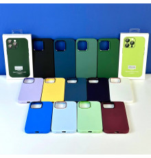 Накладка Premium quality Silicone Case+Metal AG+Magnetic+BOX LOGO iPhone 13 Pro Max
