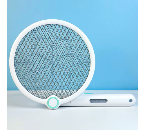 Мухобійка-ракетка складна WD-989 1200 mAh пастка від  комах (з вбуд. акум.) (довж. 47,8см)