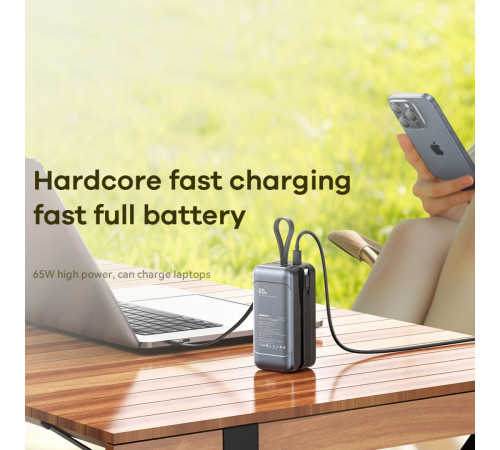 УМБ Power Bank Remax RPP-59 Dinba Series 20000mAh PD65W+QC60W (with cable Type-C+Lightning)