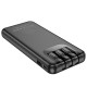УМБ Power Bank Hoco J114 Charger 10000mAh (with cable Type-C+Lightning+Micro)
