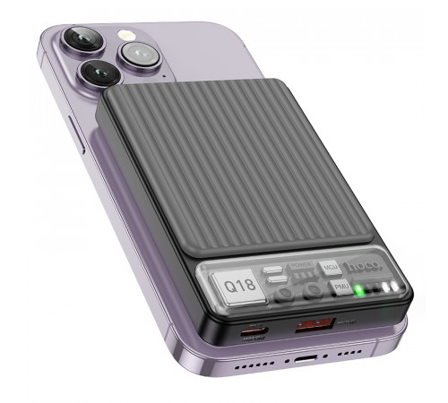 УМБ Power Bank Hoco Q18 Tourer 10000mAh PD20W+22.5W з бездротовою зарядкою