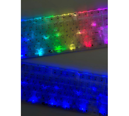 Клавіатура дротова YELANDAR AN-T20 з різнобарвною підсвіткою