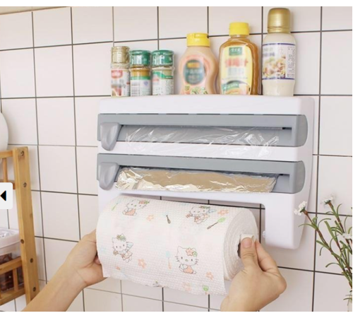 Диспенсер  Бумаги  4 в 1 настенный кухонный держатель  833   (20)