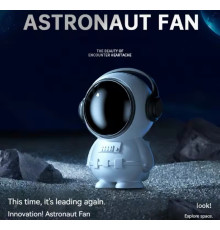 Вентилятор на шию астронавт, портативний невеликий вентилятор, зарядка через USB (100)